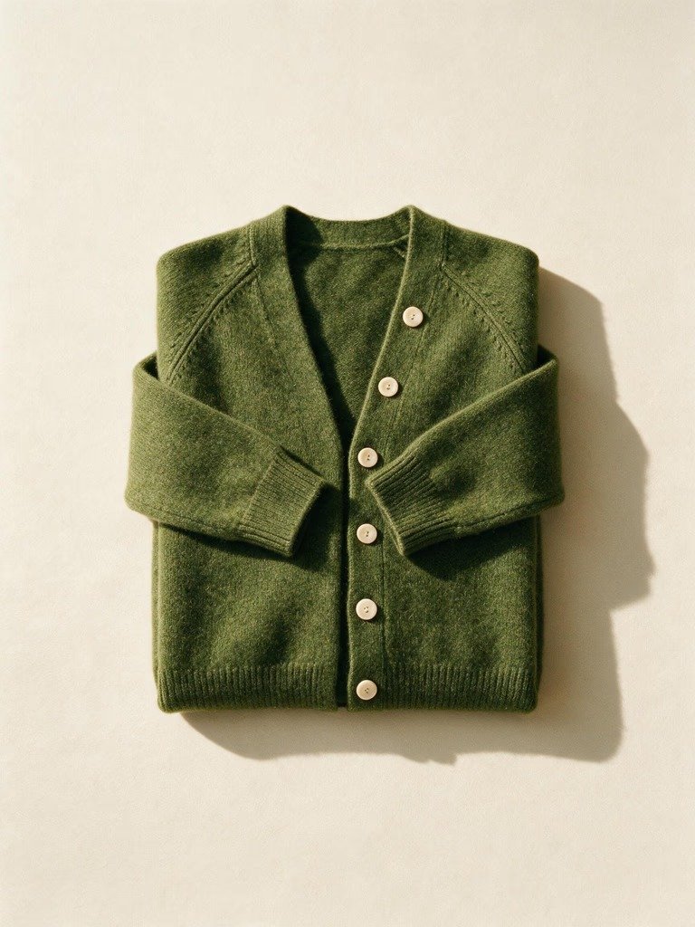 Loden Merino Cardigan